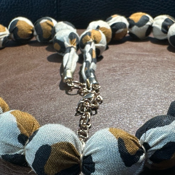 1946 design, leopard cloth covered, balls topaz unique one-of-a-kind - Picture 7 of 11